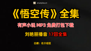 有声小说《悟空传》MP3免费打包下载 刘艳丽播音 17回全集-创业资源网