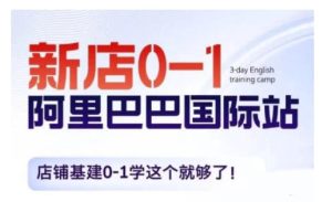 阿里巴巴国际站新店0-1,店铺基建0-1学这个就够了-创业资源网