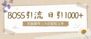 招聘平台暴力引流3.0,无脑狂打,日引流100+,小白迅速上手-创业资源网