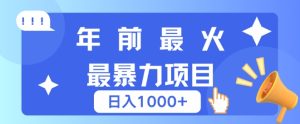 年前最火最暴力项目,引流+变现双重操作,日入多张-创业资源网