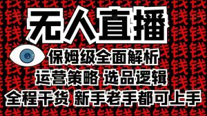 2025无人直播这么做就对了,保姆级全面解析,全程干货,新手老手都可上手-创业资源网