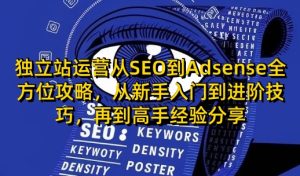 独立站运营从SEO到Adsense全方位攻略，从新手入门到进阶技巧，再到高手经验分享-创业资源网