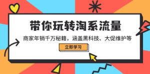 带你玩转淘宝总流量,店家年销一定秘笈,包含高科技、大促销管理等-创业资源网