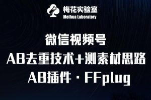 视频号连怼玩法-FFplug玩法AB插件使用+测素材教程-梅花实验室社群专享课-创业资源网