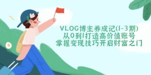 VLOG时尚博主养成记从0到1打造出高颜值账户,把握转现方法开启财富之门-创业资源网