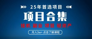 实际操作新项目合辑 放置挂机种类 直播类型 轻资产创业种类 课程分享各项目简介和基本原理-创业资源网