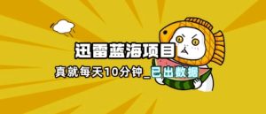 迅雷浏览器新项目_真的每日忙10min，详细拆卸 网络热点掌控(全攻略拆卸实例教程)-创业资源网