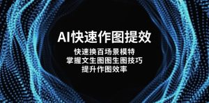 AI快速作图提效,快速换百场景模特,掌握文生图图生图技巧,提升作图效率-创业资源网