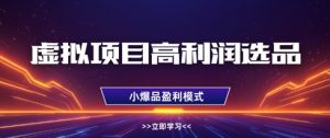虚拟资源项目高收益选款方式，搞好门店盈利1W ，可多店增长盈利-创业资源网