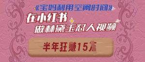 宝妈利用空闲时间，小红书做林黛玉在线怼人视频，快速涨粉，实现账号变现-创业资源网