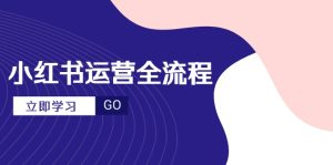 小红书运营全过程,爆品论文选题创意文案,短视频制作步骤,升阶大咖秘笈-创业资源网