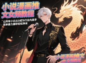 小说漫画文章女频教程，让每一个新手从0成为行业内大神，简单暴力做兼职轻轻松松挣米-创业资源网