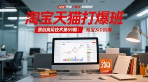 淘宝天猫打爆班原创高阶技术第69期:淘宝从0到爆-创业资源网