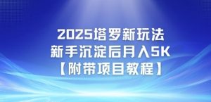 2025塔罗新玩法，新手沉淀后月入5K【附带项目教程】-创业资源网