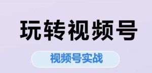 玩转视频号,视频号实战系列课-创业资源网