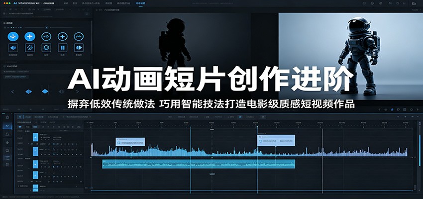 AI动画短片创作进阶：摒弃低效传统做法，巧用智能技法打造电影级质感短视频作品-创业资源网
