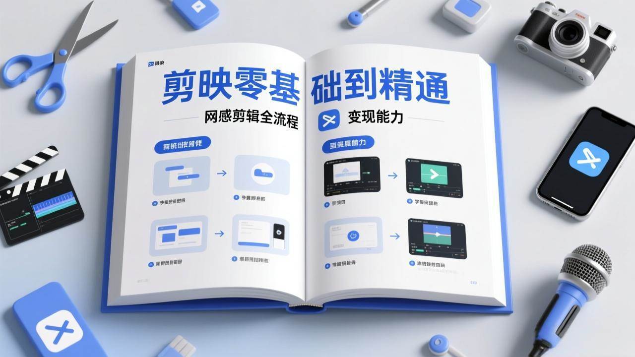 （17473期）剪映零基础也能快速上手，从入门到精通掌握网感剪辑全流程，掌握能直接变现的剪辑能力-创业资源网