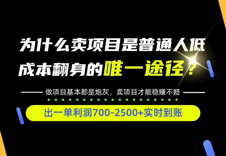 普通人如何靠互联网賺取自己的第一桶金！全类目实操型教学，看完你全都懂了！【揭秘】-创业资源网