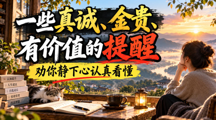 付费文章:一些真诚、金贵、有价值的提醒,劝你静下心认真看懂-创业资源网