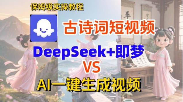 Coze扣子智能体工作流一键生成古诗词短视频，保姆级搭建教学-创业资源网