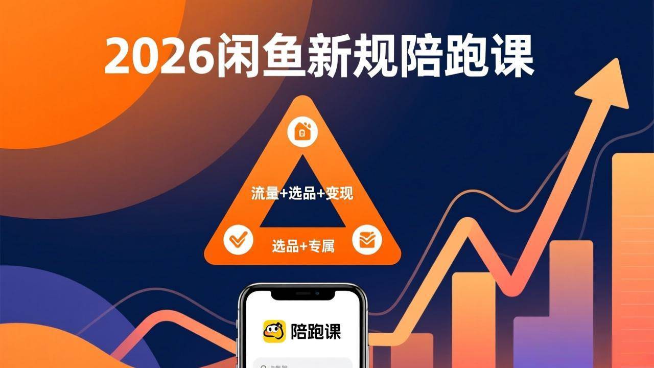（17483期）2026闲鱼高阶陪跑课全新上线，带你吃透新规玩转选品流量，从零搭建稳定变现盈利体系-创业资源网