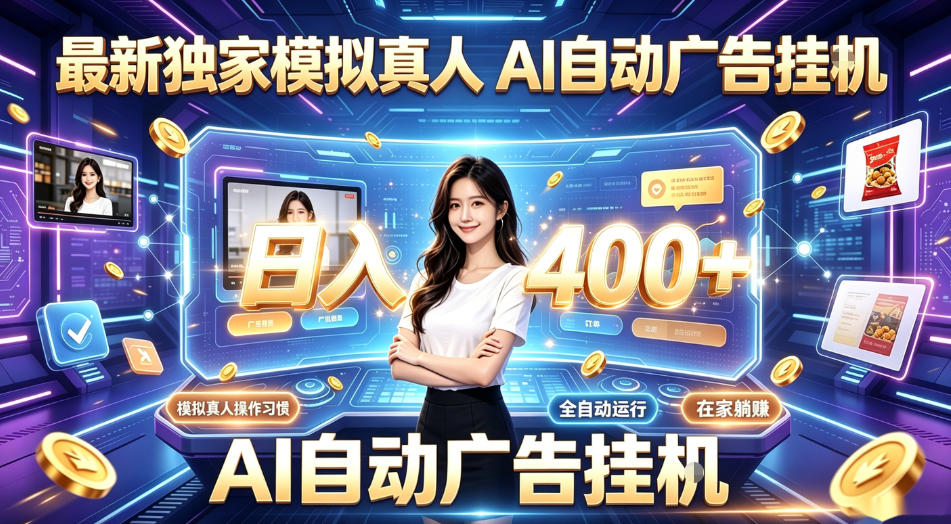 最新独家模拟真人，AI自动挂号挂G，日入400+，全程全自动运行，无需人工【揭秘】-创业资源网