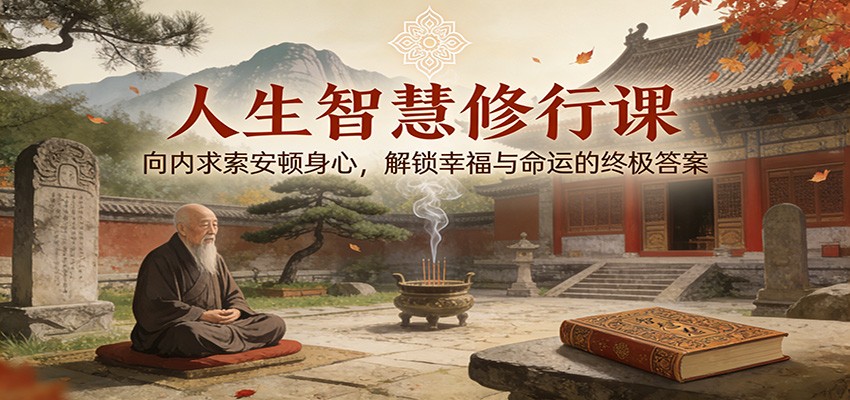 人生智慧修行课：向内求索安顿身心，解锁幸福与命运的终极答案-创业资源网