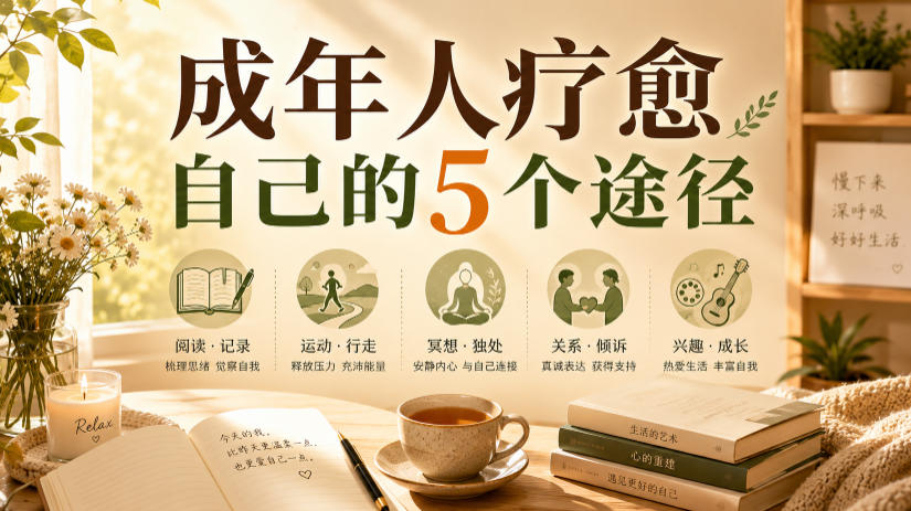 付费文章：成年人疗愈自己的5个途径-创业资源网