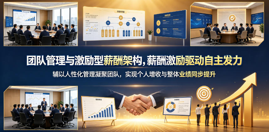 团队管理与激励型薪酬架构，薪酬激励驱动自主发力，辅以人性化管理凝聚团队，实现个人增收与整体业绩同步提升-创业资源网