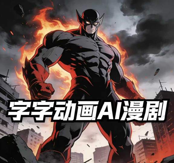 字字动画AI漫剧2026年第1期系统课程，小白看完就能学会实操的漫剧课，单人月收1-3W-创业资源网