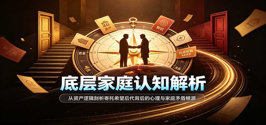 底层家庭认知解析:从资产逻辑剖析寄托希望后代背后的心理与家庭矛盾根源-创业资源网