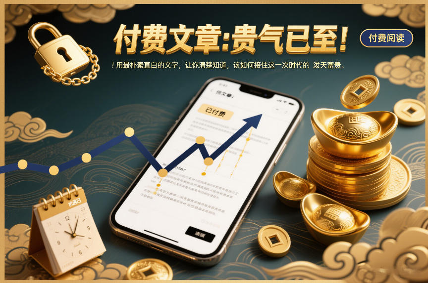 付费文章：贵气已至！用最朴素直白的文字，让你清楚知道，该如何接住这一次时代的泼天富贵-创业资源网