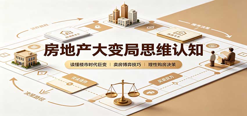 房地产大变局思维认知:读懂楼市时代巨变,卖房博弈技巧,理性购房决策 房地产大变局思维认知:读懂楼市时代巨变,卖房博弈技巧,理性购房决策