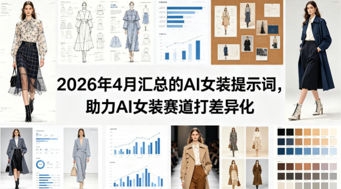 2026年4月汇总的AI女装提示词，助力AI女装赛道打差异化-创业资源网
