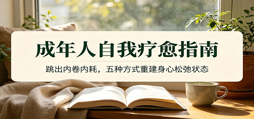 成年人自我疗愈指南：跳出内卷内耗，五种方式重建身心松弛状态-创业资源网