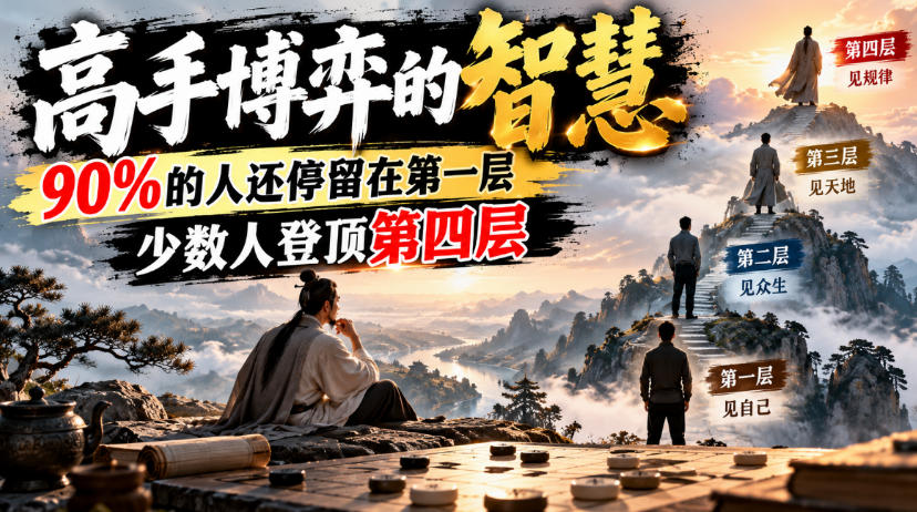 付费文章:高手博弈的智慧,90%的人还停留在第一层,少数人登顶第四层-创业资源网