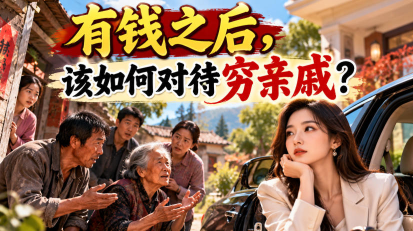某公众号付费文章：有钱之后，该如何对待穷亲戚？-创业资源网