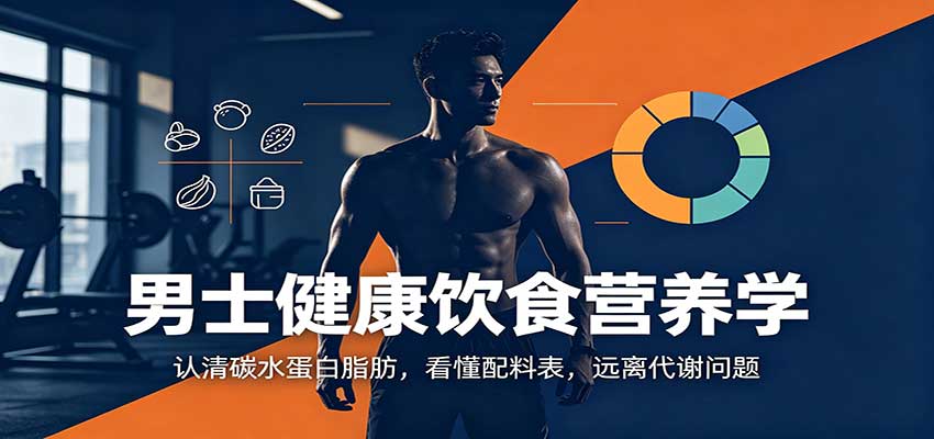 男士健康饮食营养学：认清碳水蛋白脂肪，看懂配料表，远离代谢问题-创业资源网