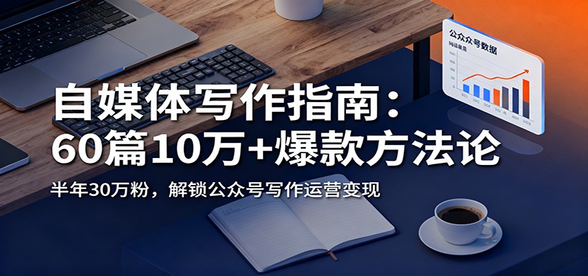 自媒体写作指南：60篇10万+爆款方法论，半年30万粉，解锁公众号写作运营变现-创业资源网