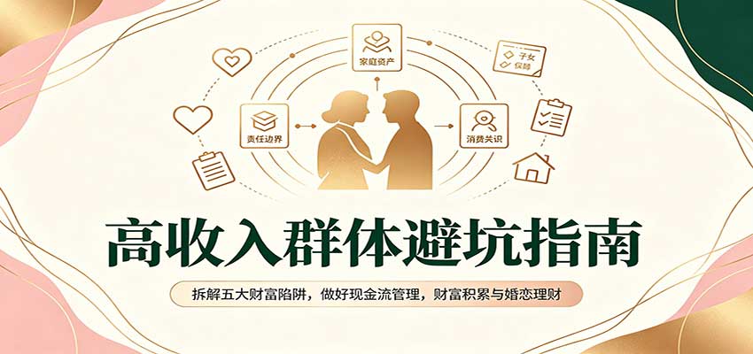 高收入群体避坑指南:拆解五大财富陷阱,做好现金流管理,财富积累与婚恋理财-创业资源网