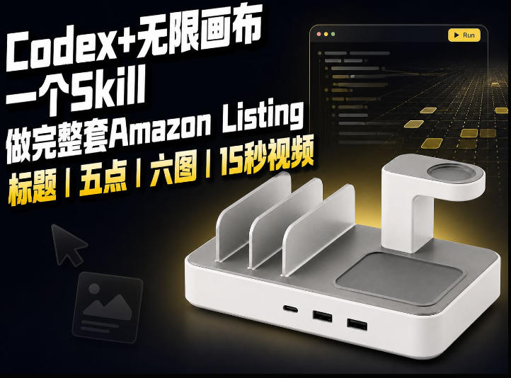 我用一个Codex Skill做完Amazon Listing：标题、五点、六图和视频全流程-创业资源网