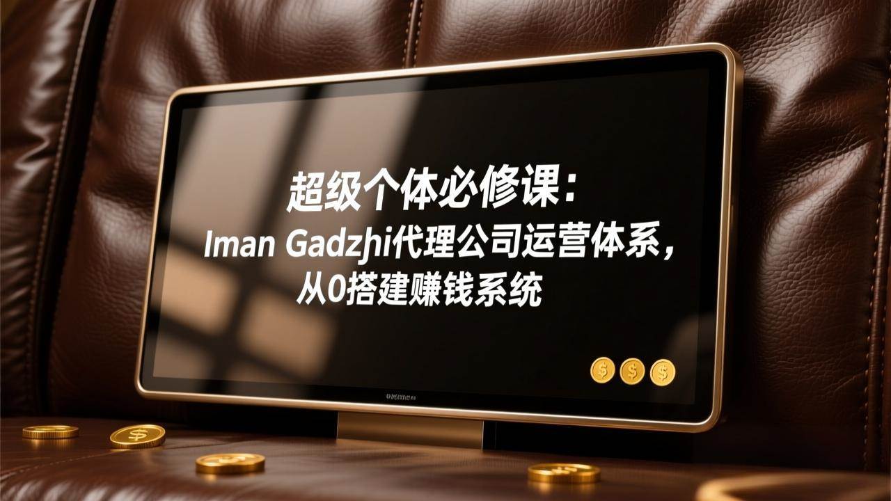 （17525期）超级个体必修课：Iman Gadzhi代理公司运营体系，从0搭建赚钱系统-创业资源网
