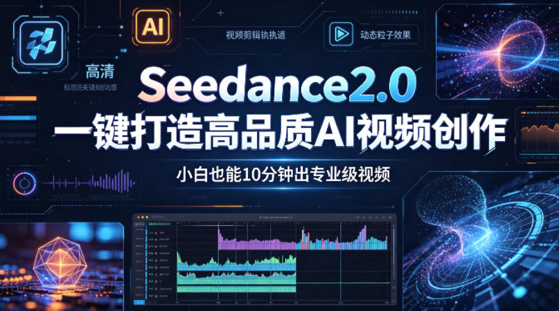 Seedance2.0一键打造高品质AI视频创作，小白也能10分钟出专业级视频-创业资源网