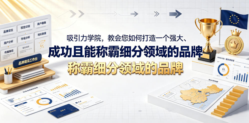 吸引力学院,教会您如何打造一个强大、成功且能称霸细分领域的品牌!【原创双语字幕】-创业资源网