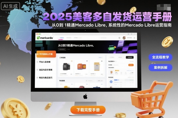 2025美客多自发货运营手册:从0到1精通Mercado Libre,系统性的Mercado Libre运营指南-创业资源网