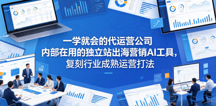 一学就会的代运营公司内部在用的独立站出海营销AI工具，复刻行业成熟运营打法-创业资源网