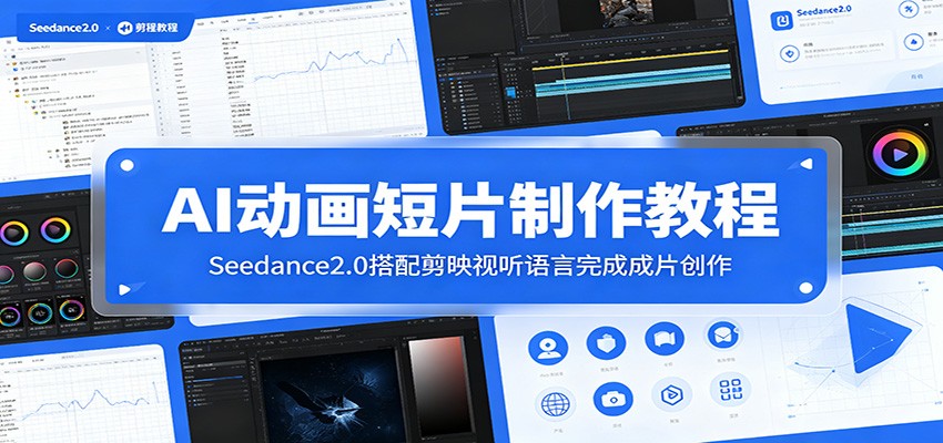 AI动画短片制作教程:Seedance2.0搭配剪映视听语言完成成片创作-创业资源网