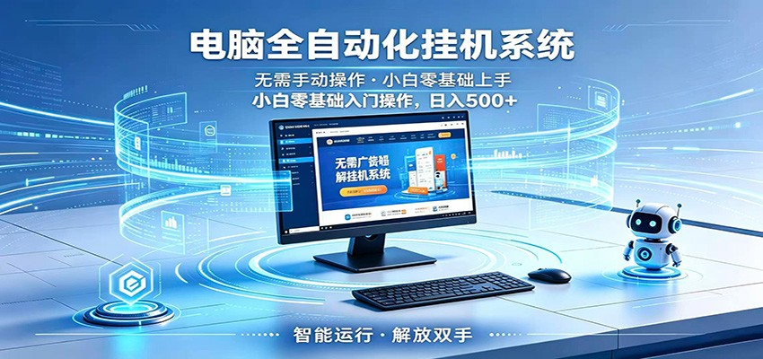 智能广告挂机无需值守，小白上手轻松实现每日增收-创业资源网