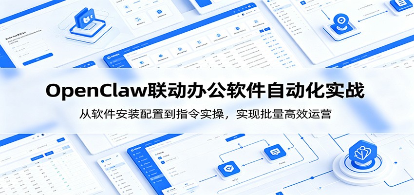 OpenClaw自动化实操课:从软件安装配置到指令实操,实现批量高效运营-创业资源网