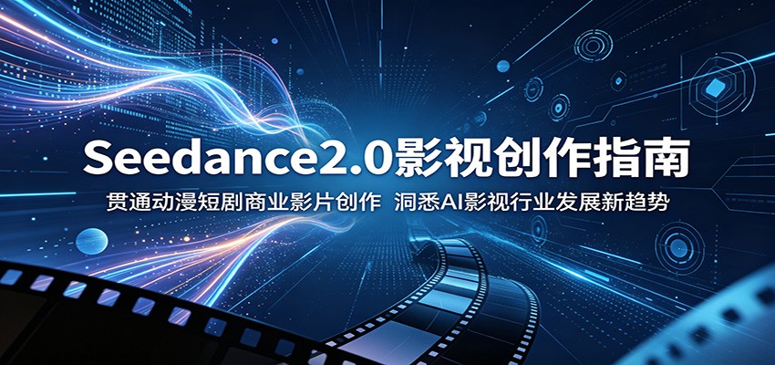 Seedance2.0影视创作指南:贯通动漫短剧商业影片创作,洞悉AI影视行业发展新趋势-创业资源网